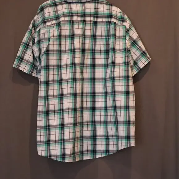 EUC 3XB Button Front Easy Care Plaid Shirt - Picture 4 of 6